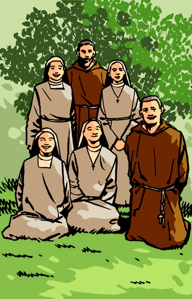 Franciscains et clarisse